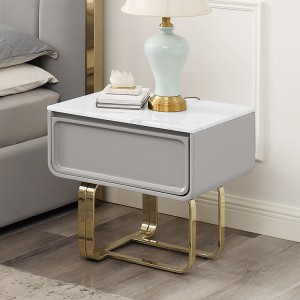 Nightsing -Mesa de marco de marconatural de acero inoxidable de acero inoxidable de acero inoxidable